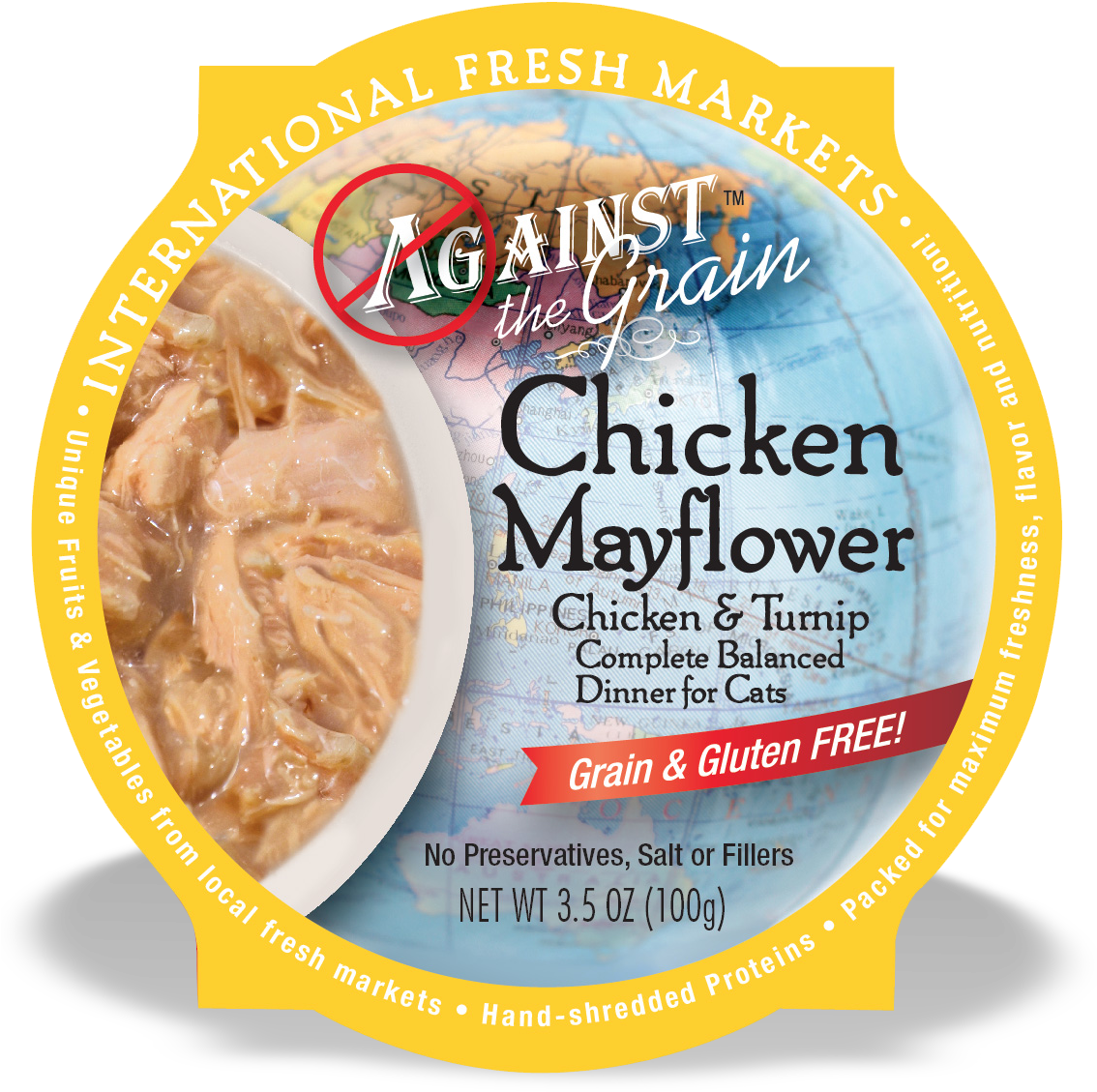 Chicken Mayflower With Turnip - Evanger's Against The Grain Chicken Polyhauai 12/3.5 (1133x1177), Png Download