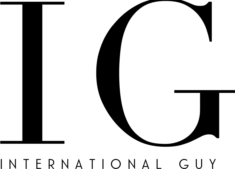 Internationalguy Logo Main Black Transparent (1000x719), Png Download