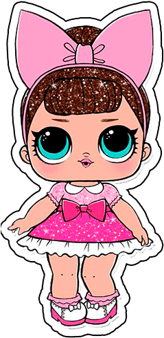 Aplique Para Tubete Lol Surprise Aplique Lol Surprise - Lol Surprise Fancy Glitter (243x518), Png Download