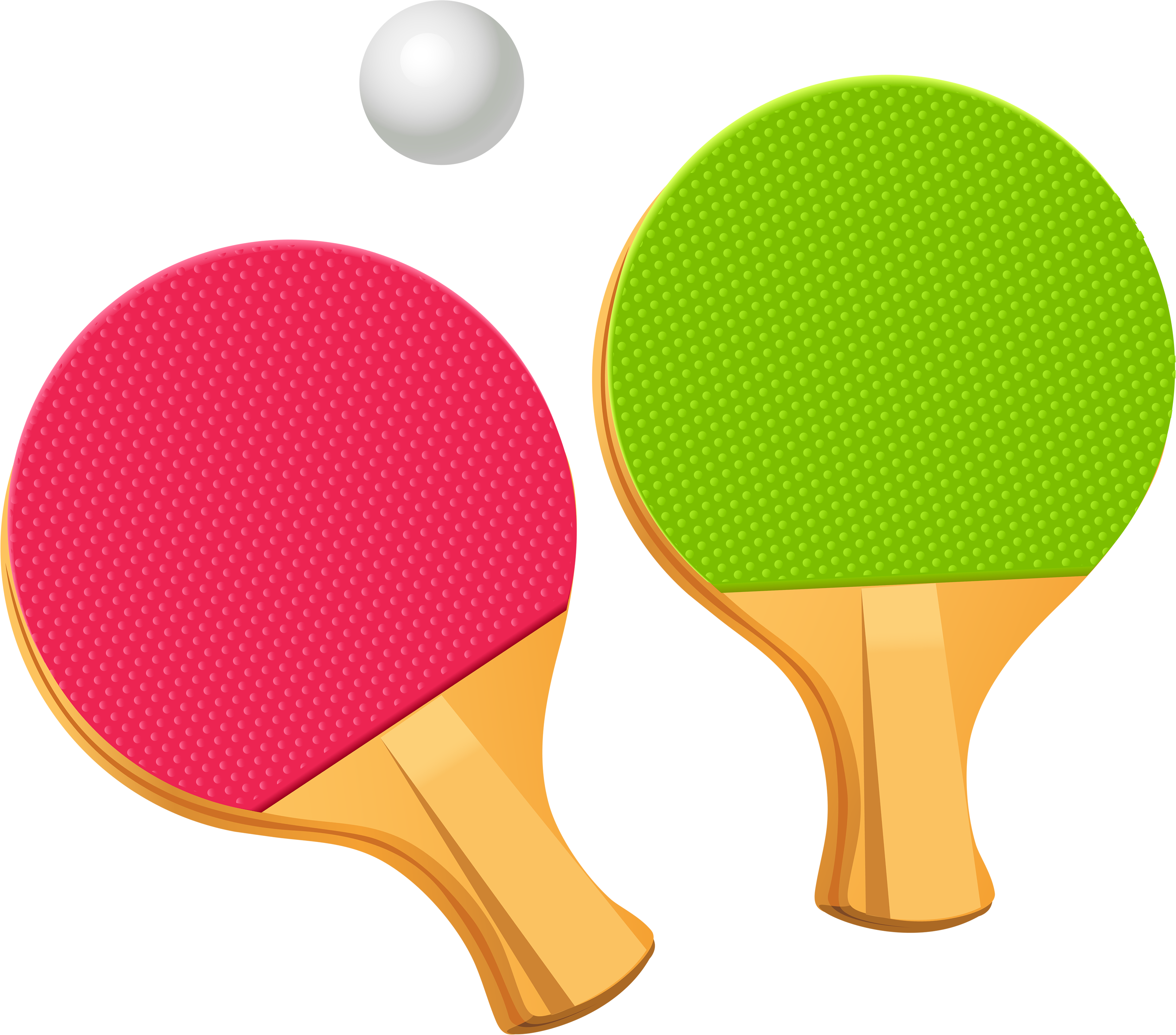 Paddle Ball Png Download Image - Table Tennis Png Clipart (3504x3084), Png Download