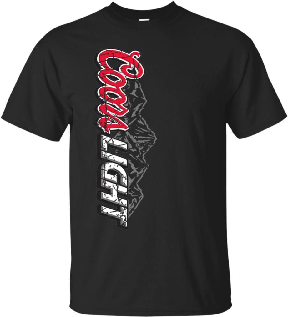 Coors Light Beer Brand Logo Label T-shirt - University Of Cincinnati Dad Shirt (1024x1024), Png Download