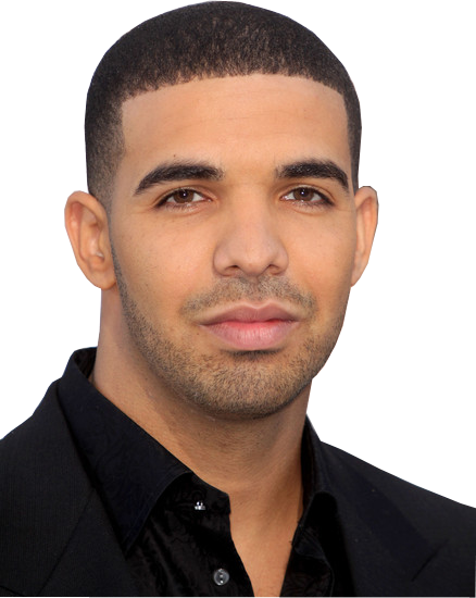 Drake Face (438x550), Png Download