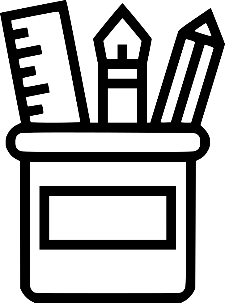 Office Supplies Comments - Office Supplies Free Icon (728x980), Png Download