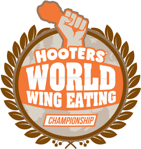 Hooters Worldwide Wing Eating Championship - Vector Graphics (567x600), Png Download