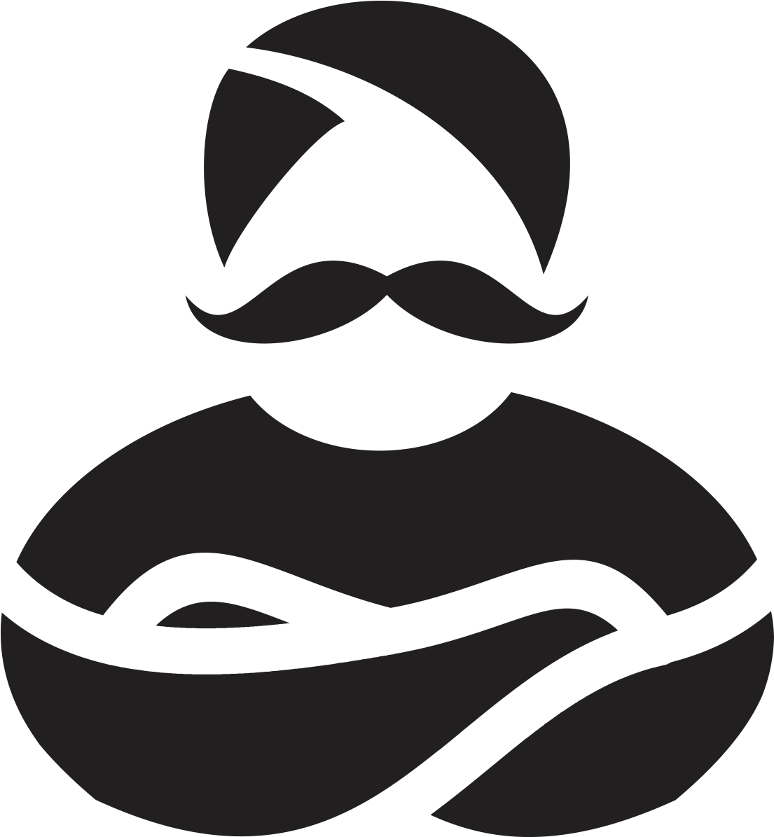 Black Genie Icon (1200x1200), Png Download
