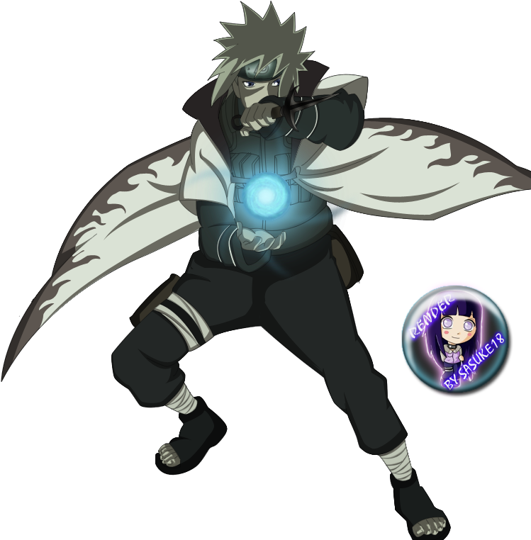 Uchiha Minato - Minato Namikaze Rasengan (749x768), Png Download