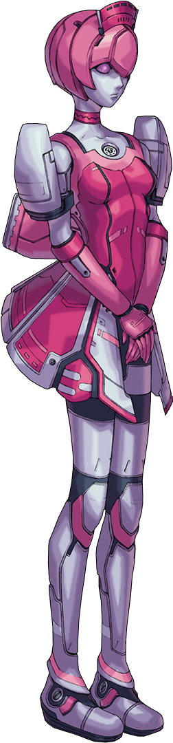 Grl-series Maid Droids - Phantasy Star Online Racaseal (400x1100), Png Download
