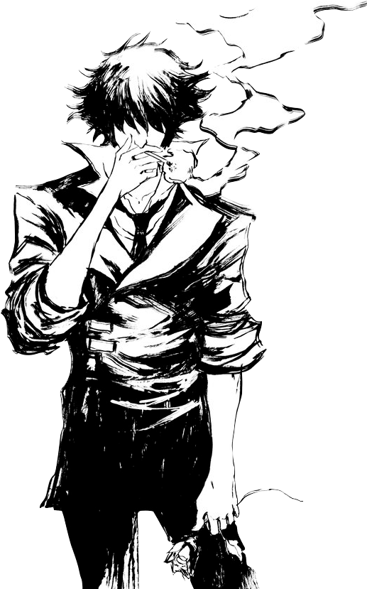 Cowboy Bebop Spike Manga (600x828), Png Download