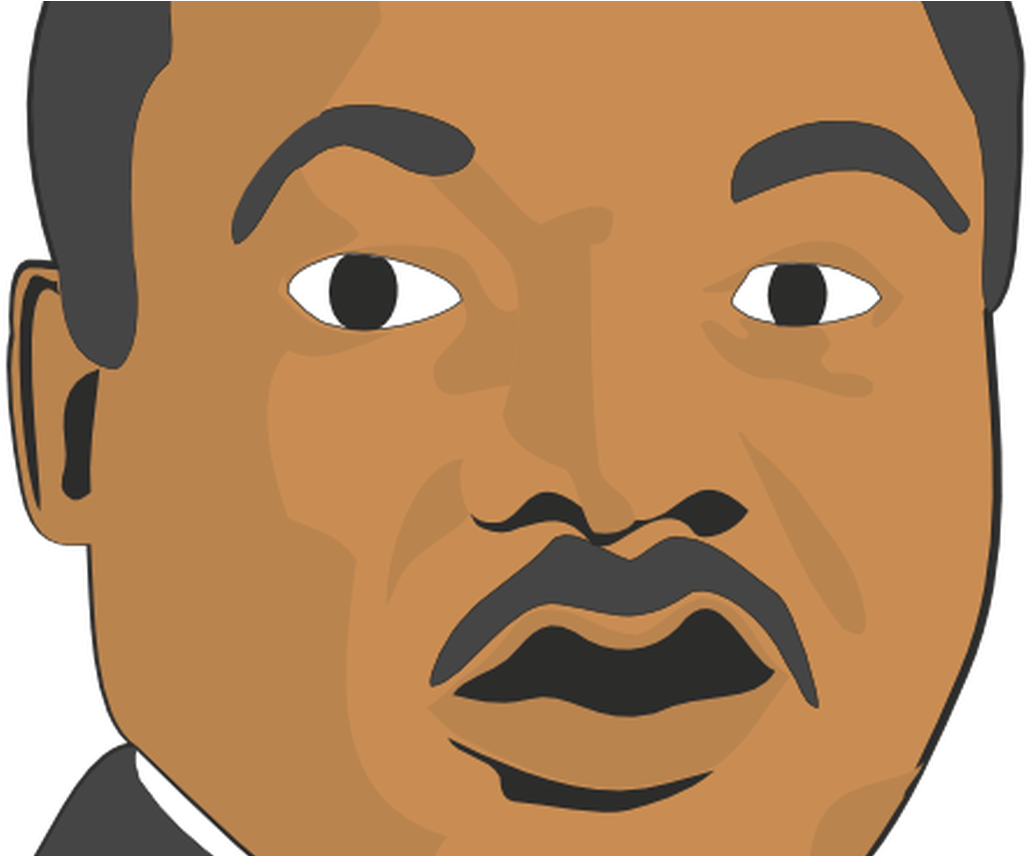 Reverend Dr Martin Luther King Jr Day Of Service 2015 - Cartoon Martin Luther King Jr Drawings (1368x855), Png Download