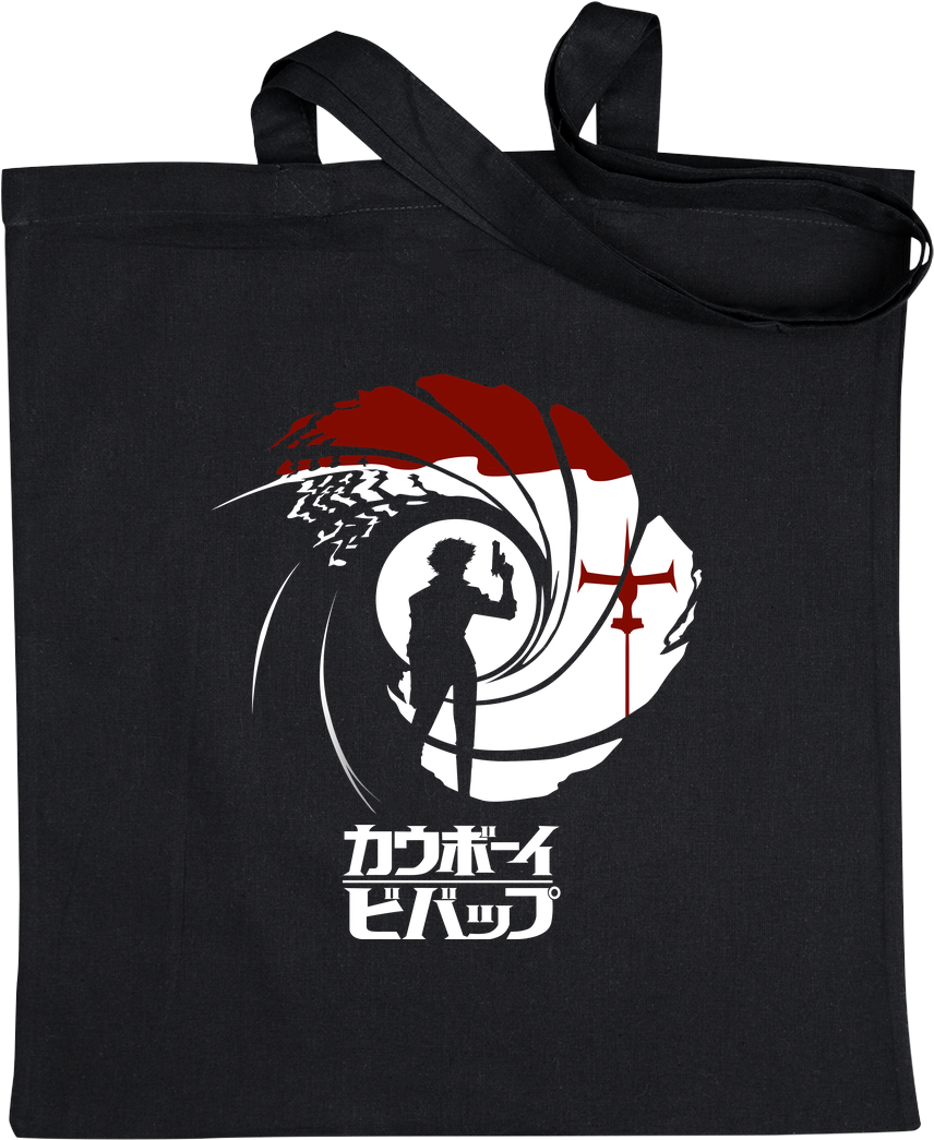 Vincent Trinidad Agent Bebop Sonstiges Bag Black - Cowboy Bebop Logo (1044x1044), Png Download