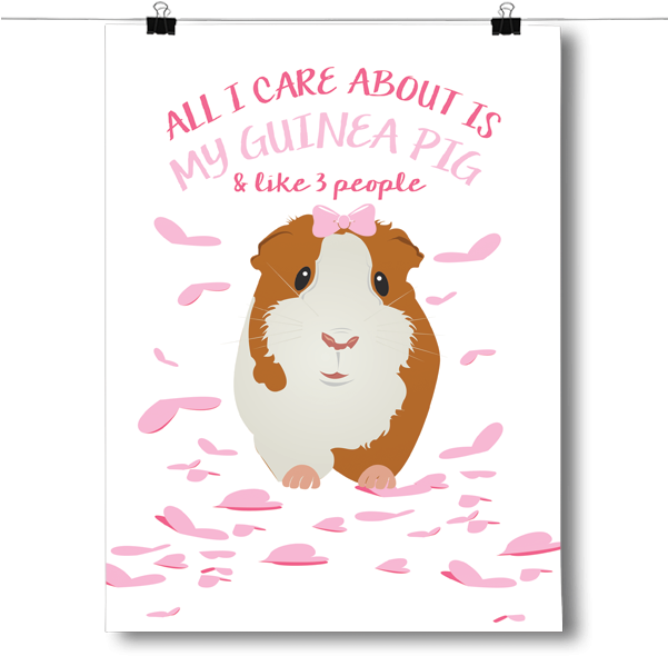 All I Care About Is - Guinea Pig Phone Case (600x600), Png Download