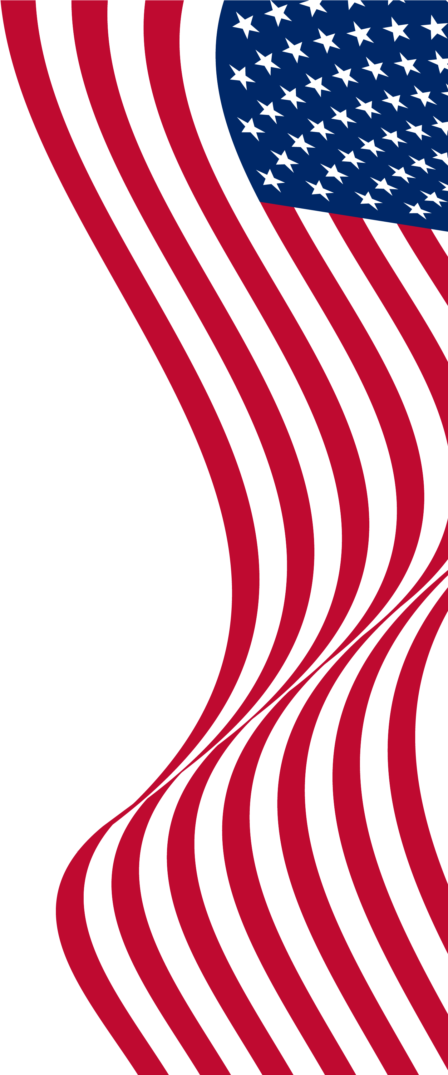 Fundo - American Flag (1685x3442), Png Download