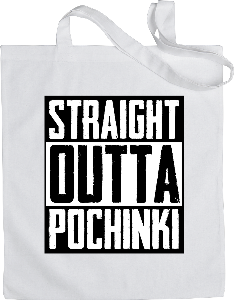 Straight Outta Pochinki Sonstiges Bag White (1044x1044), Png Download