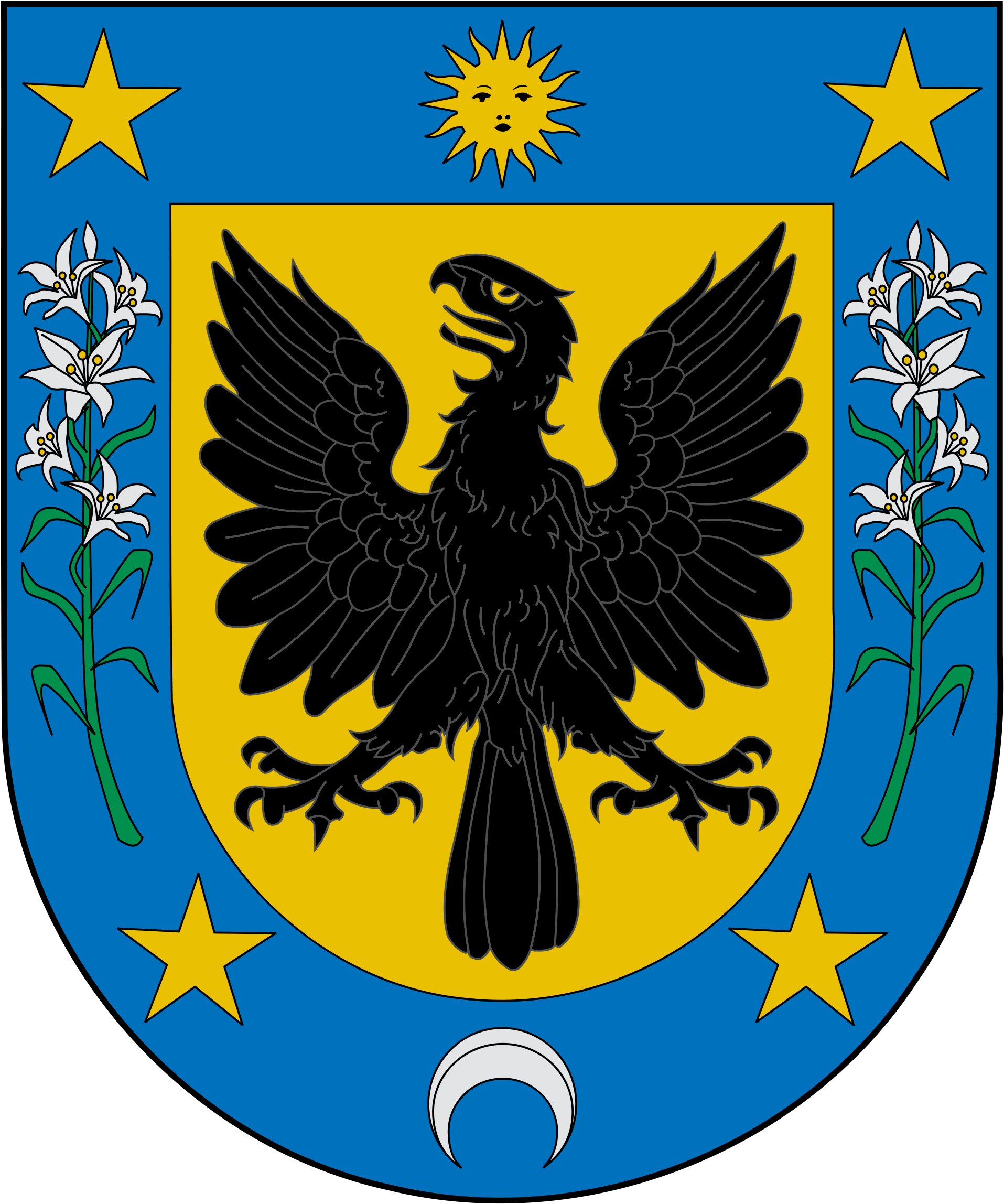 Imagen Escudo Armas Concepcion Chile Png Historia - Golden Eagle Clip Art (2000x2381), Png Download