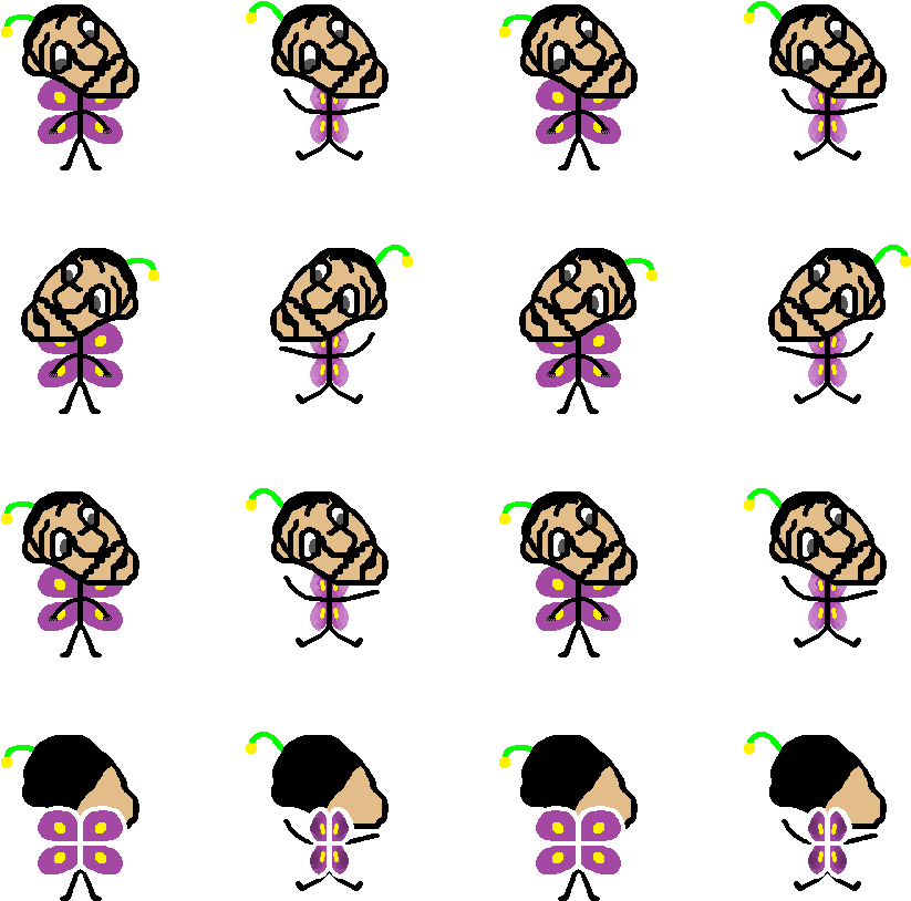 Giant Chris Beta Sprite Sheet (860x850), Png Download