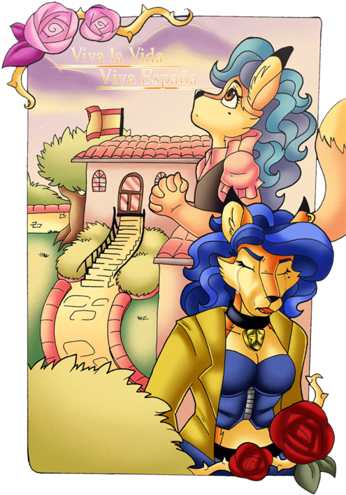 A Story I Wrote As Introduction To An Oc Of Mine Featured - Sly Cooper Carmelita's Parents (500x718), Png Download