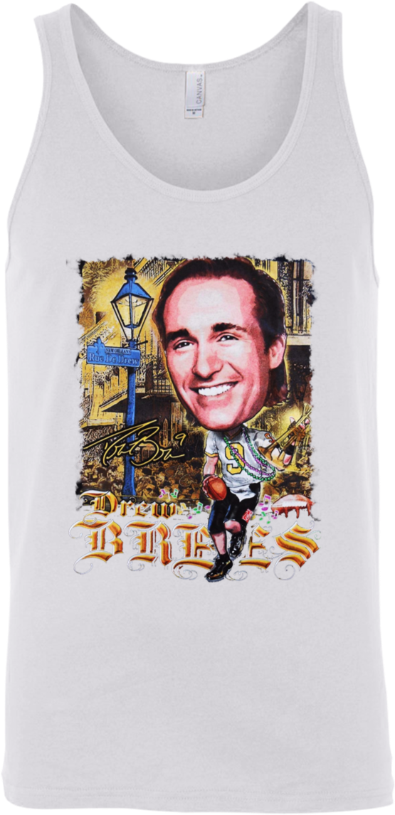 New Drew Brees - Active Tank (1155x1155), Png Download