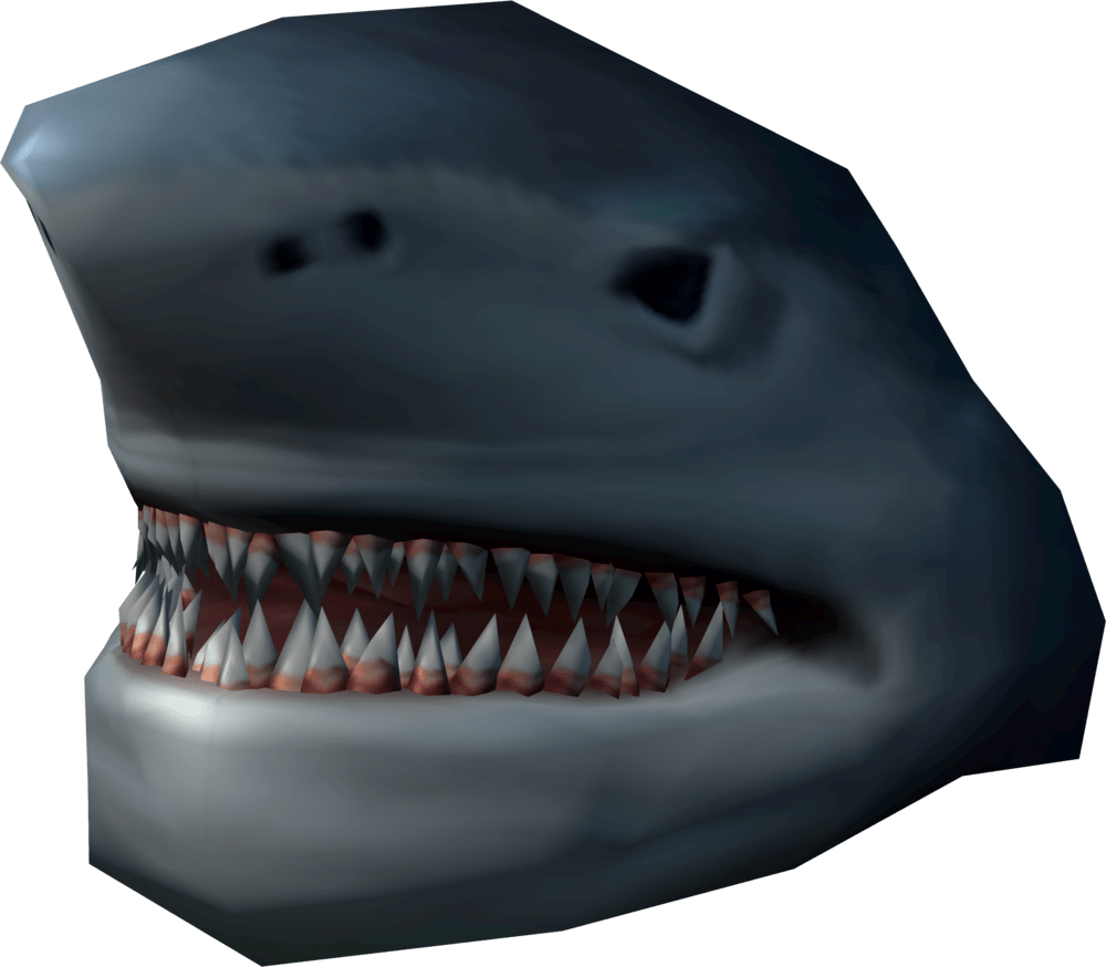 Shark Head Runescape Wiki Fandom Powered Wikia - Tiger Shark (1000x874), Png Download