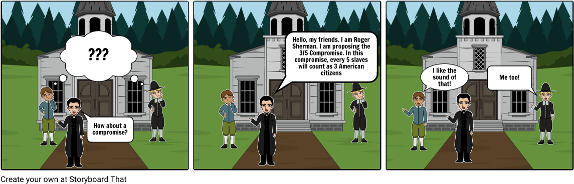 3 5 Compromise Storyboard (1164x385), Png Download