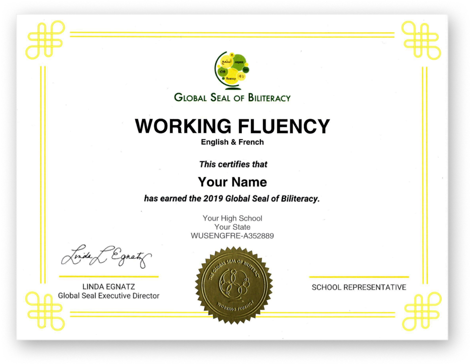 Gsb Working Fluency Award Mockup Drop Shadow - Circle (1000x757), Png Download