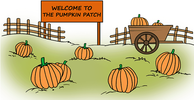 How To Draw Pumpkin Patch - Pumpkin (680x678), Png Download
