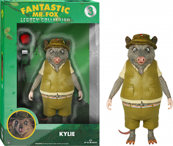 Fun4118 Fantastic Mr Fox Kylie Legacy Figure 3 - Fantastic Mr Fox Figures (663x560), Png Download
