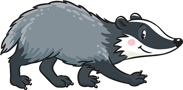 Badger Clipart (1092x652), Png Download