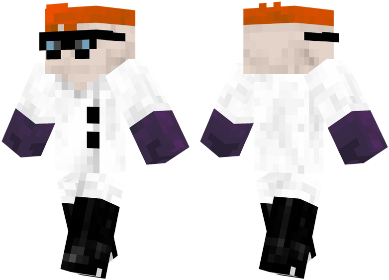 Dexter - Minecraft Dexter Skin (804x576), Png Download