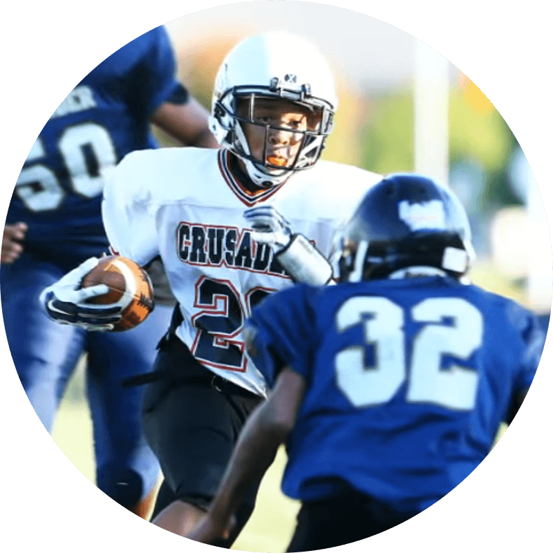 Middle School Football - Columbus Crusaders Middle School Football (800x800), Png Download