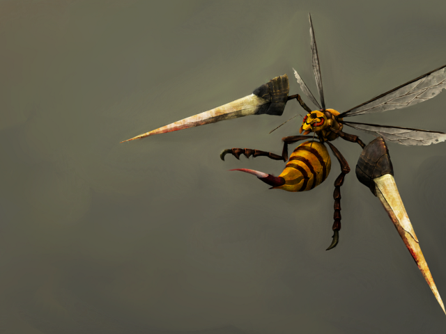 Realistic Pokemon Beedrill (640x480), Png Download
