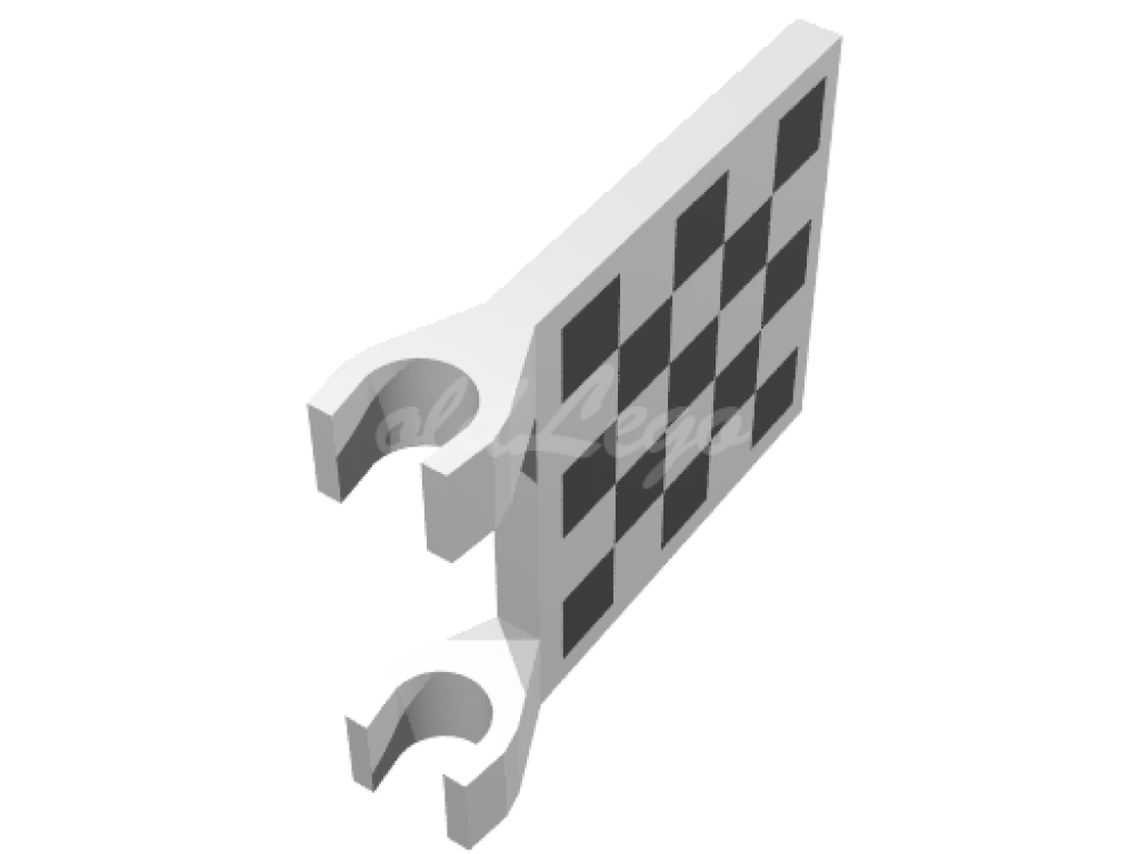 Flag 2 X 2 Square With Checkered Pattern - Stencil (1024x1024), Png Download