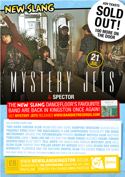 Mystery Jets / Spector / New Slang - Mystery Jets 2010 (598x598), Png Download