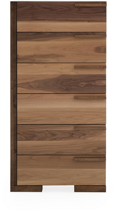 Image For Brown Birch Wood Chest Of Drawers From Brault - Dresser (519x804), Png Download
