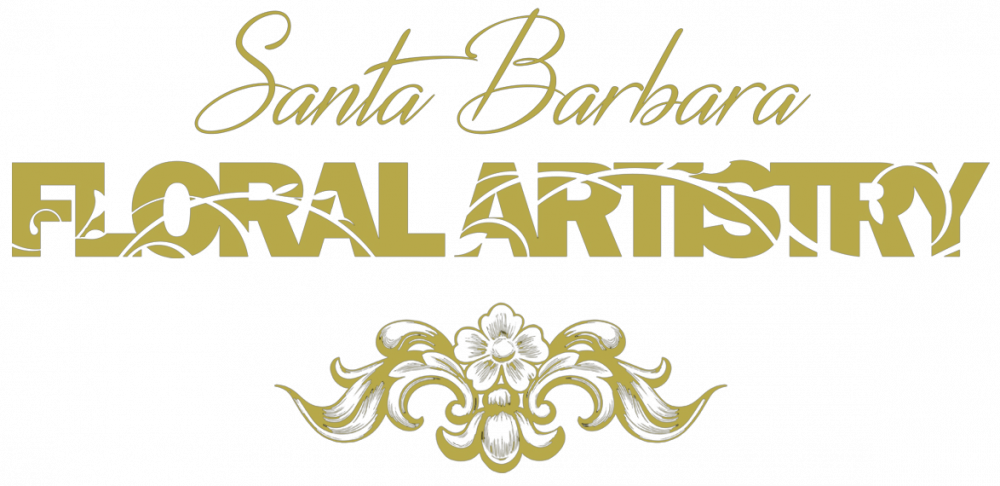 Santa Barbara Floral Artistry - Calligraphy (1000x486), Png Download