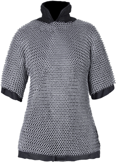 David Oiled Chainmail Hauberk - Polka Dot (555x555), Png Download