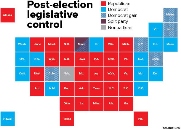 People Are Cognizant Of The Stakes At Play,” Said Liz - States That Democrats Won (646x494), Png Download