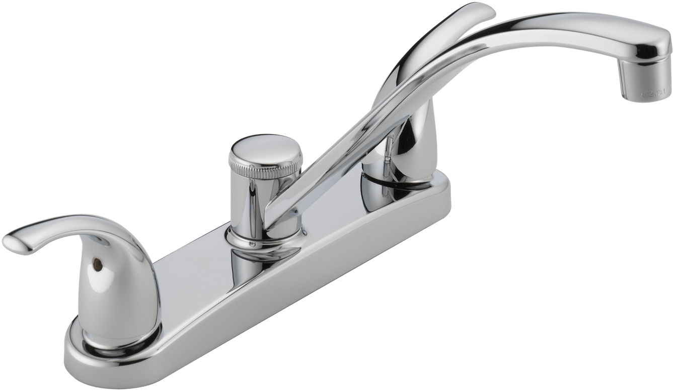 P299208lf Two Handle Kitchen Faucet - Kitchen (1368x855), Png Download