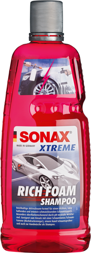 02483000 Sonax Xtreme Richfoam Shampoo - Sonax Xtreme Rich Foam Shampoo (1180x885), Png Download
