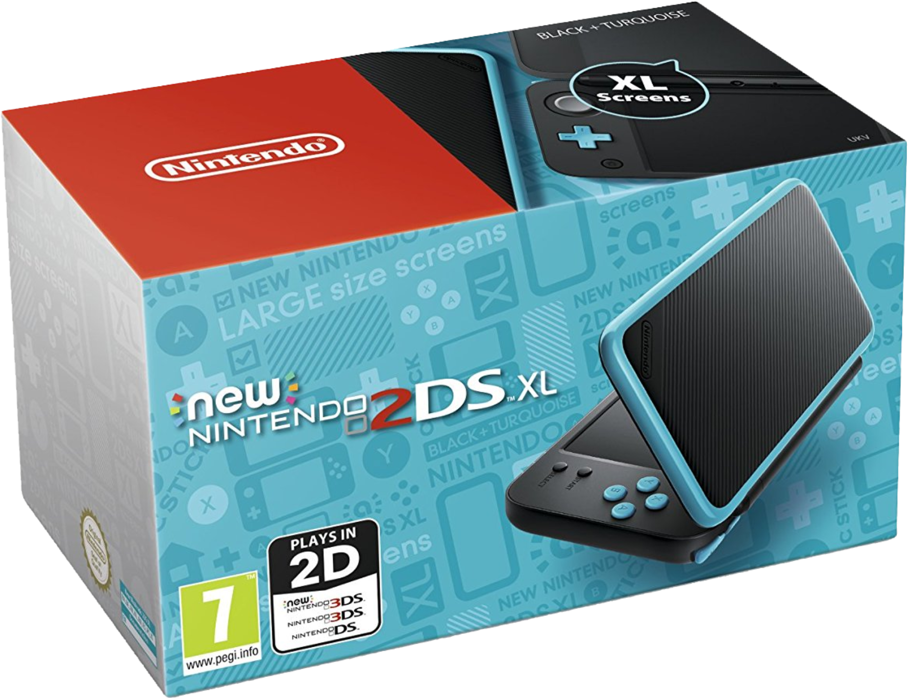 Trade In Games Or Sell Games For Cash - New Nintendo 2ds Xl Box (1810x1400), Png Download