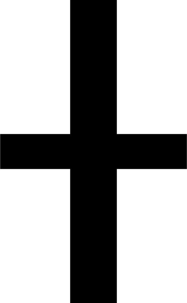 Minus Sign Comments - Cross (604x980), Png Download