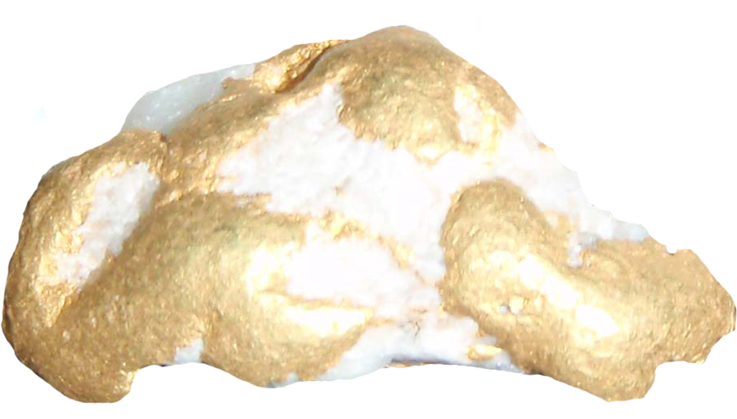 Gold Nugget - Rock (1200x600), Png Download