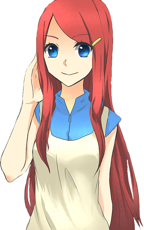 Kushina Uzumaki Kawaii (500x800), Png Download