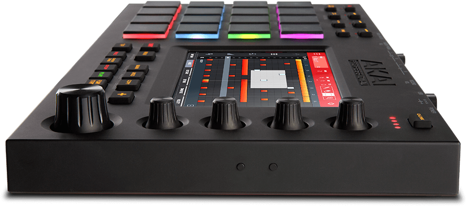 Mpctouch Ortho3 Web Mpctouch Side Web Mpctouch Rear - Akai Professional Mpc Touch (1200x750), Png Download