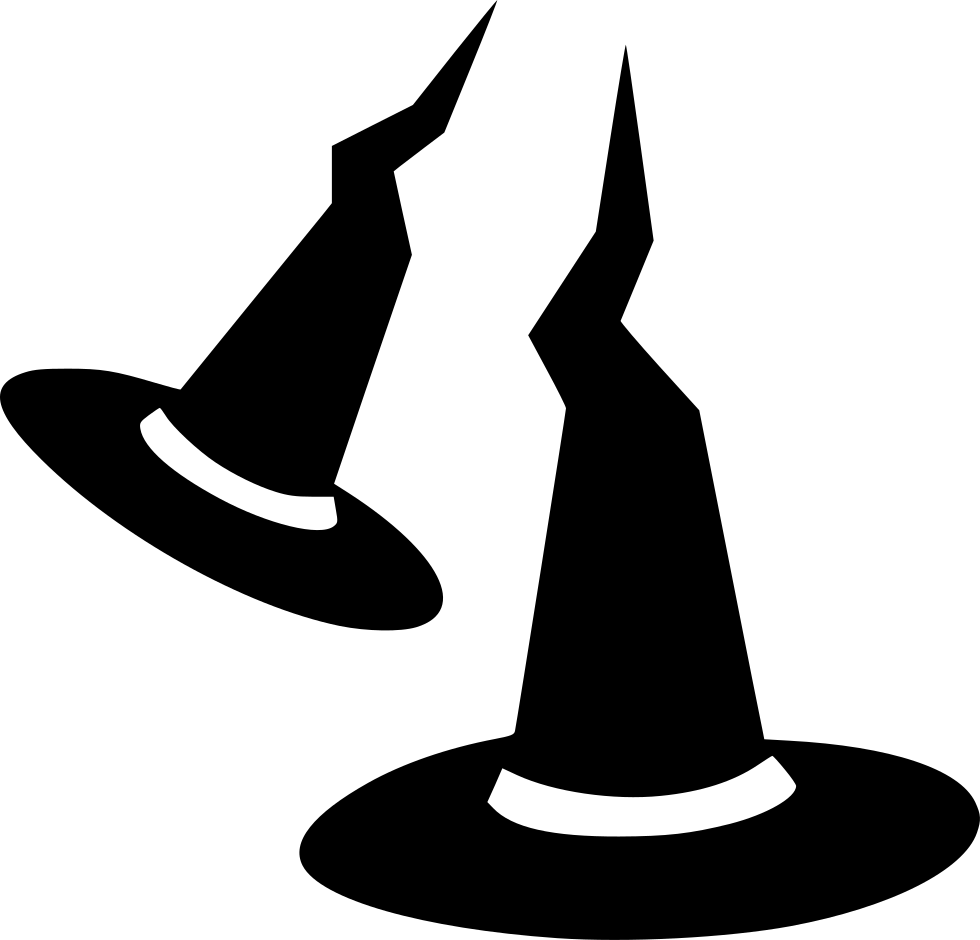 Cap Halloween Hat Head Gear Wizard Witch Comments - Illustration (980x940), Png Download