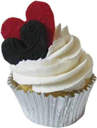 Cbdf4 - Cupcake De Boda Png (638x492), Png Download