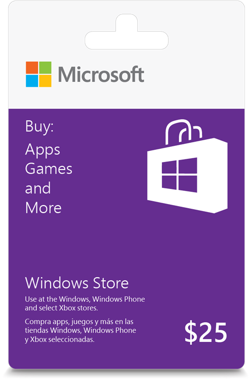 Wingiftcard 2langalt1 25 Frnt - Microsoft (524x768), Png Download