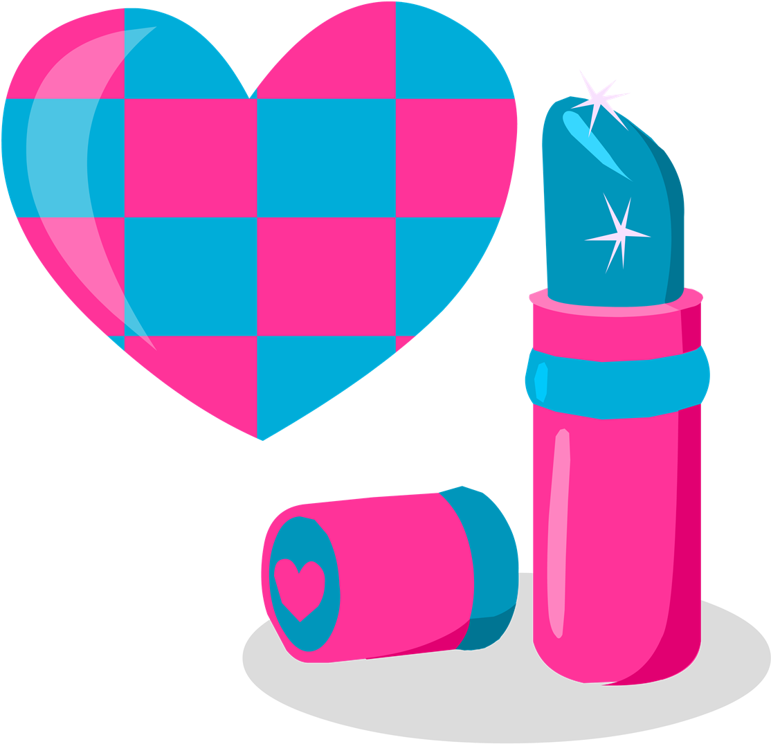 Maquillaje Png - Caricatura De Maquillajes (1158x1140), Png Download