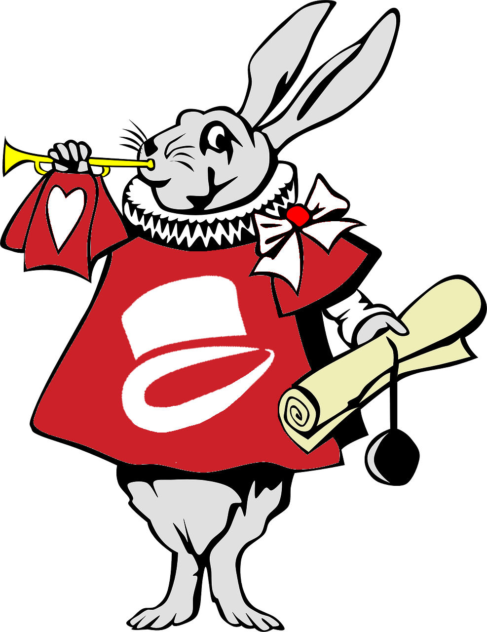 Published September 6, 2018 At 987 × 1280 In - Alice In Wonderland White Rabbit Drawing (987x1280), Png Download