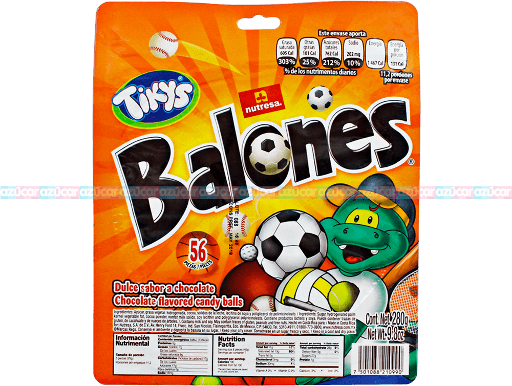 Nutresa Balones Blister 24/56 Nutresa - Tikys (1000x1000), Png Download