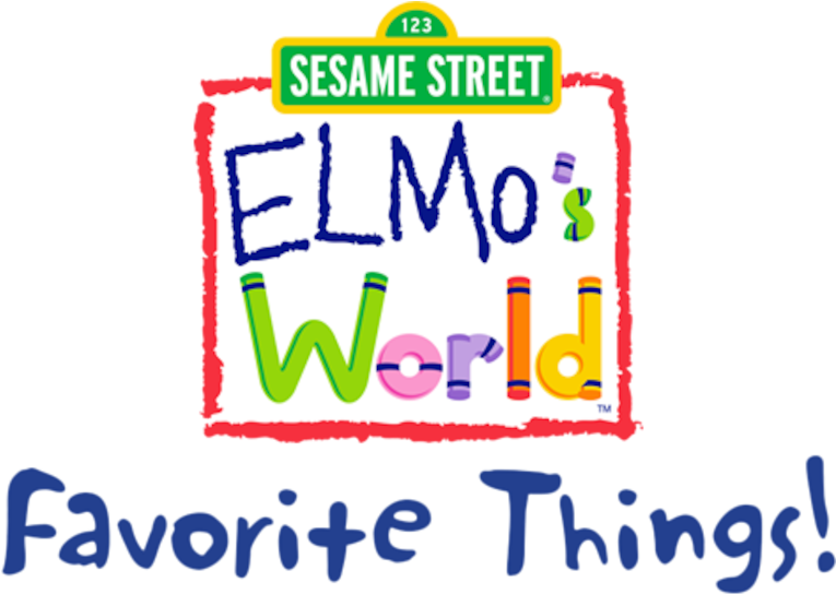 Elmo's Favorite Things - Sesame Street Sign (1280x544), Png Download